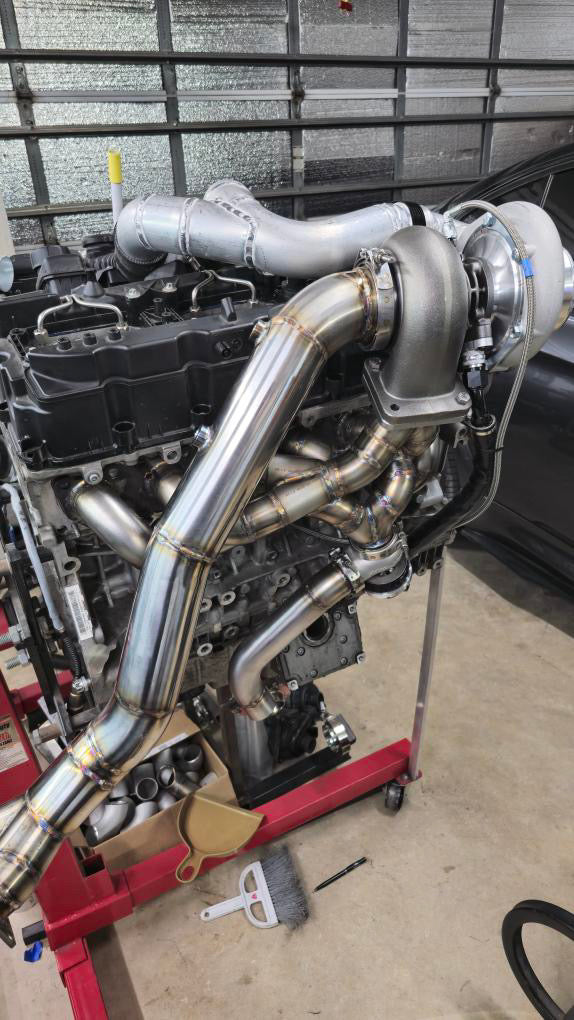 S55 Top Mount Single Turbo Kit